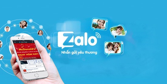 Quảng cáo website trên Zalo