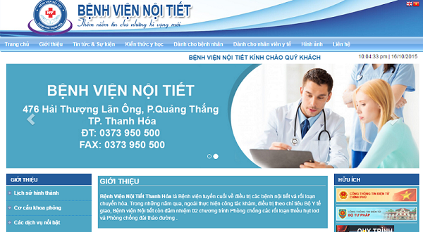 Thiết kế website y khoa đẹp tại đà nẵng