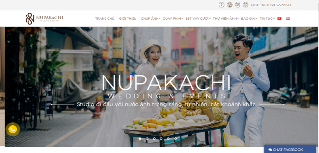 thiết kế website studio cưới ảnh cưới tại đà nẵng