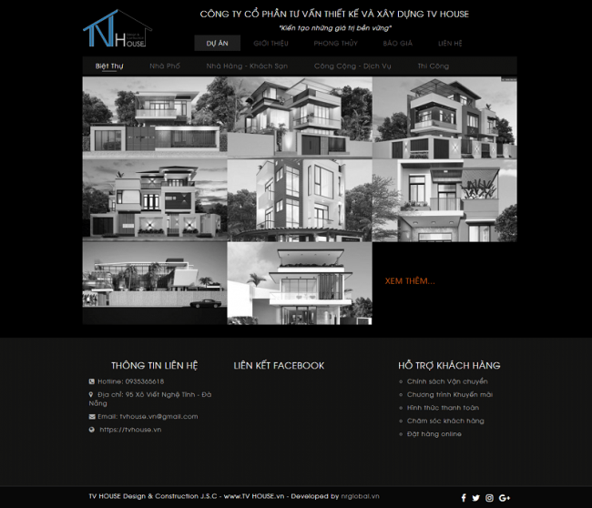 thiết kế website nhà cửa đà nẵng