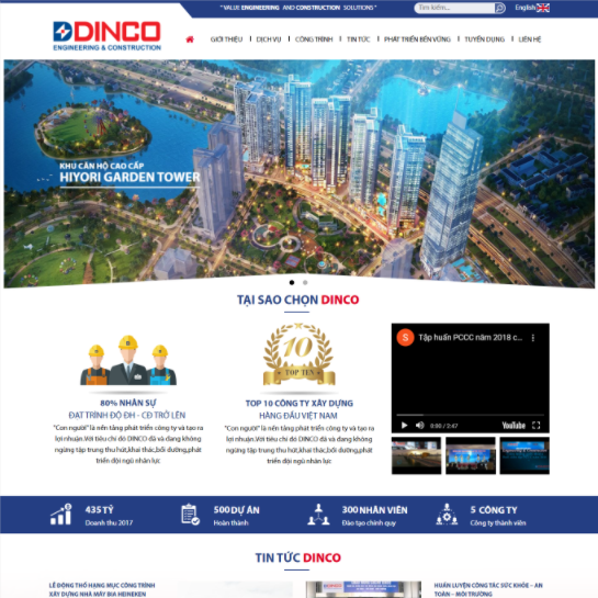 Website DINCO E&C