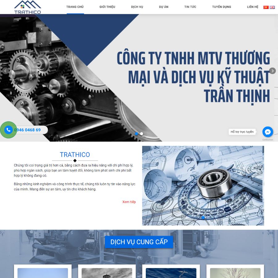 Website điện công nghiệp