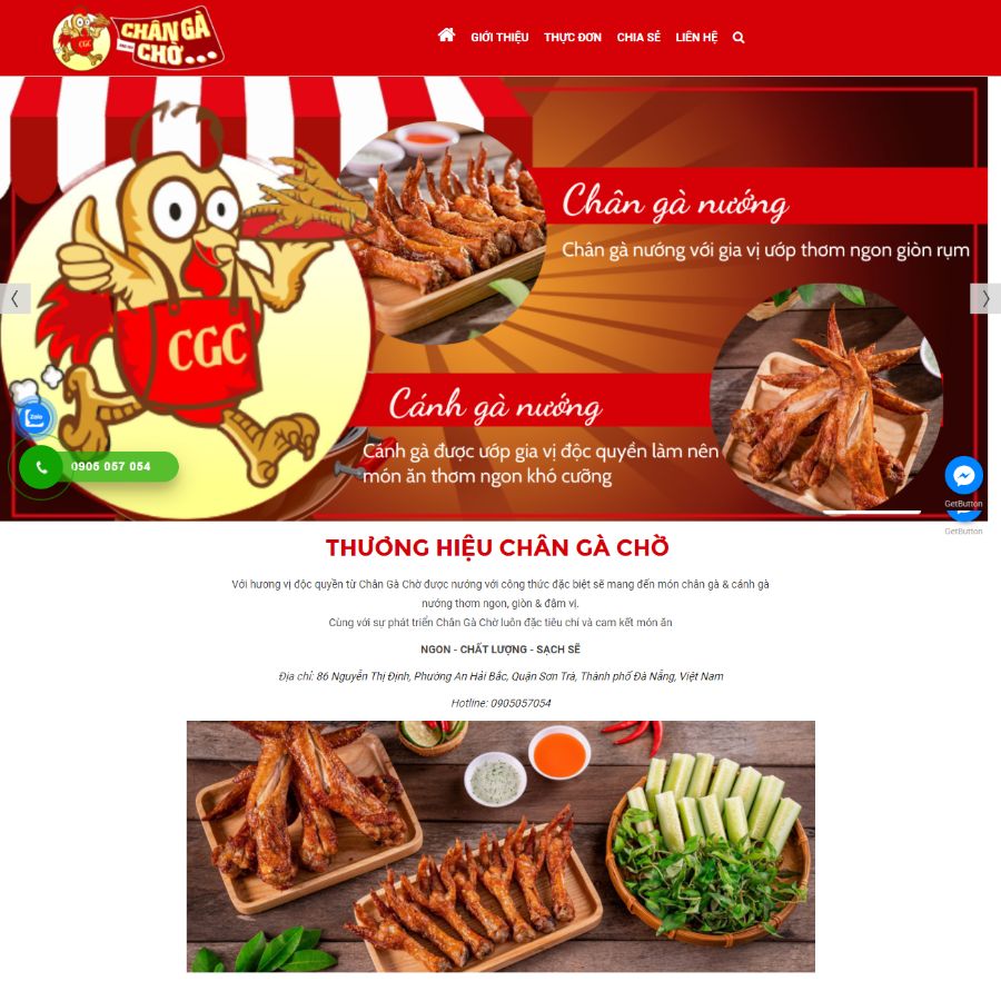 Website Chân Gà Chờ
