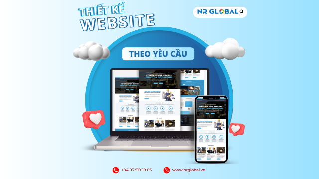Thiết kế web Langding page theo mẫu