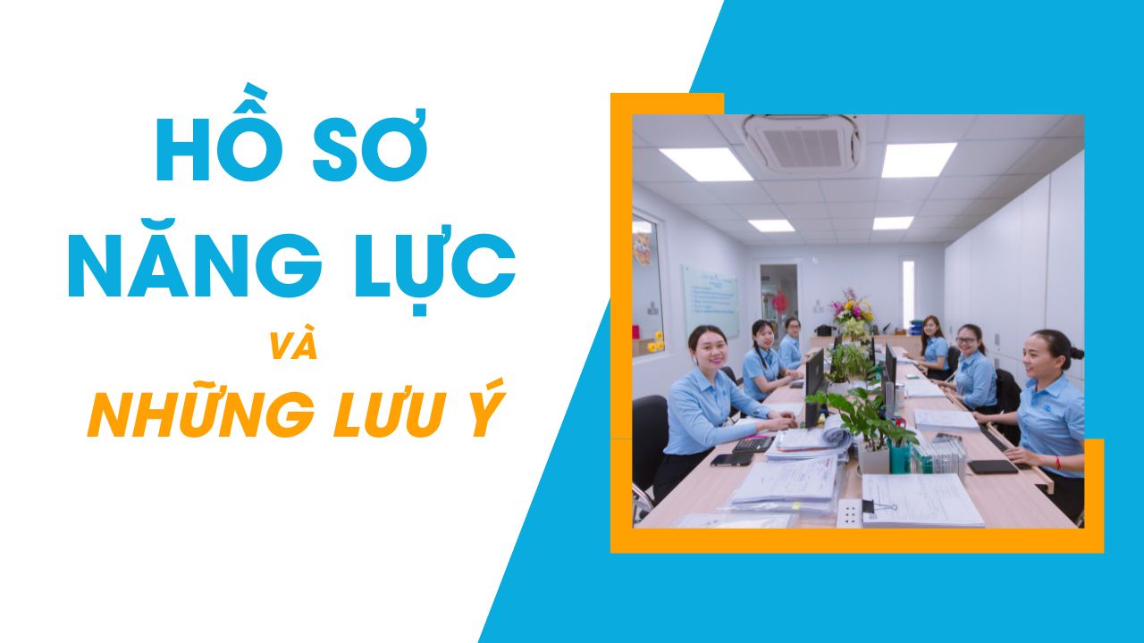 lưu ý khi thiết kế hồ sơ năng lực