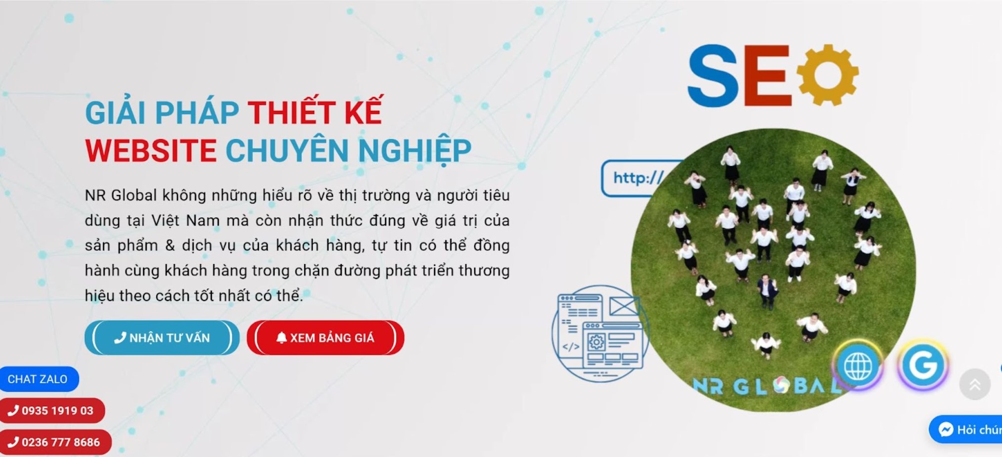 NR GLOBAL - Thiết kế Website doanh nghiệp Đà Nẵng uy tín