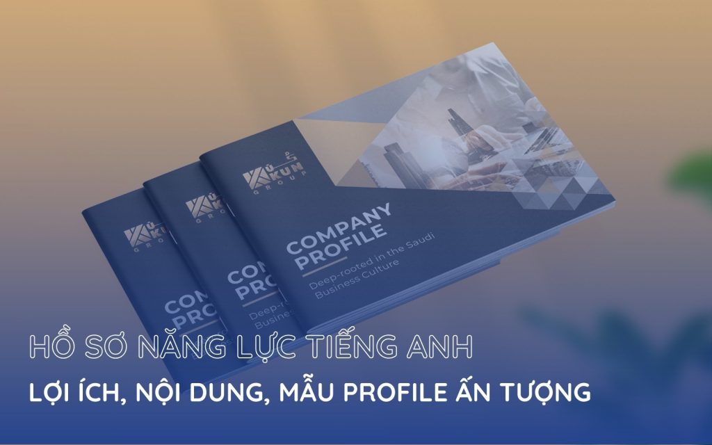 thiết kế hồ sơ năng lực