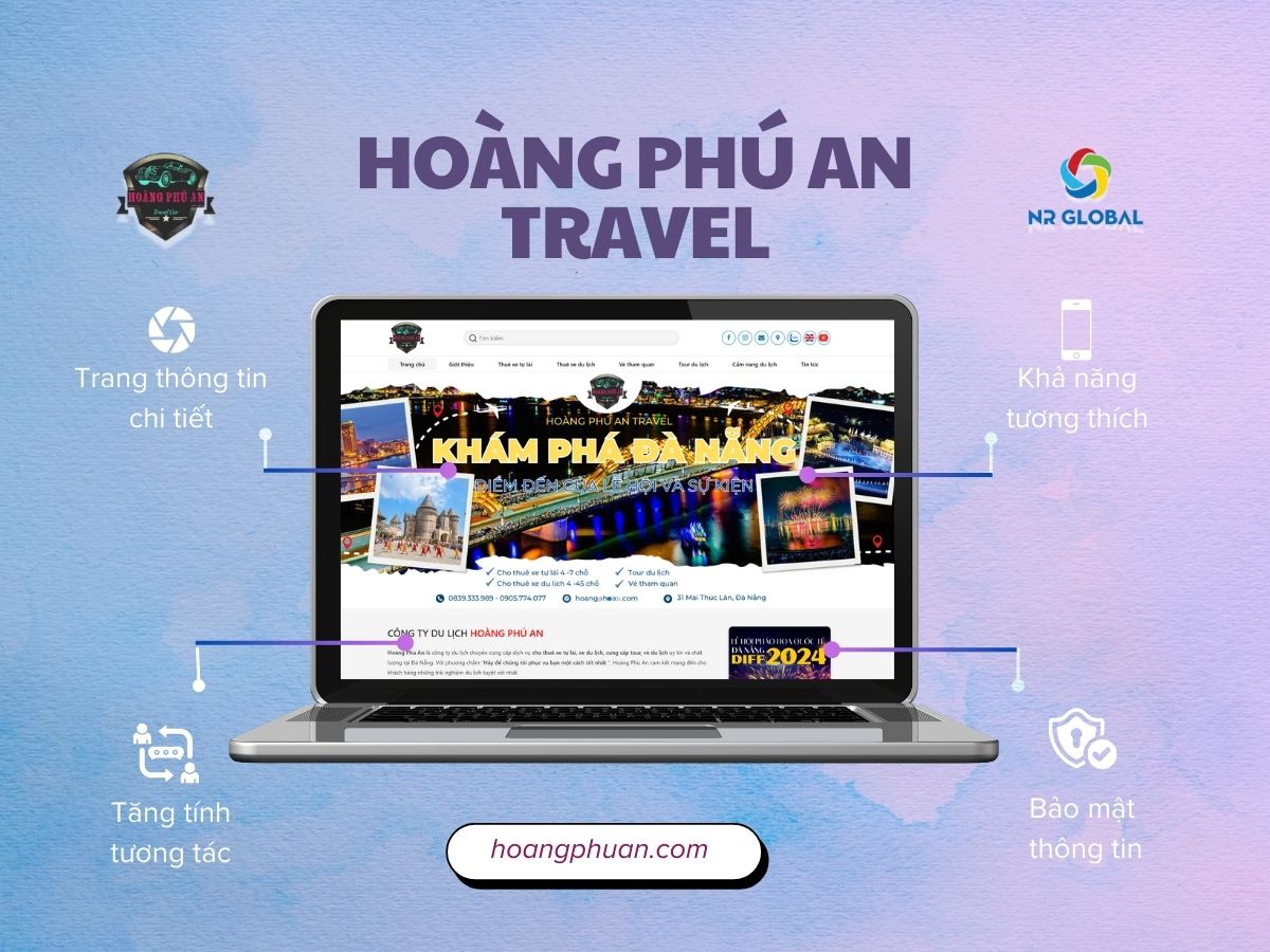 Website Hoàng Phú An Travel