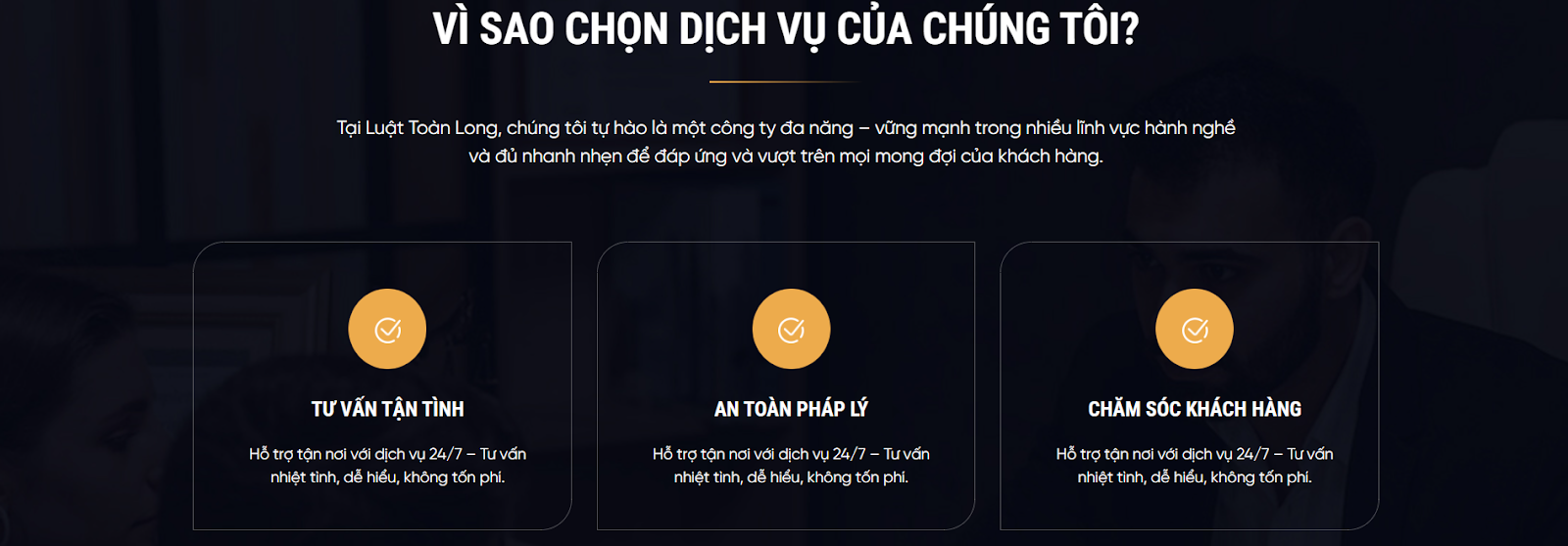 Màu sắc tương phản nổi bật nội dung.
