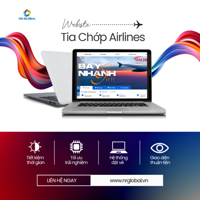 Dự án tiêu biểu: Tia chớp Airlines