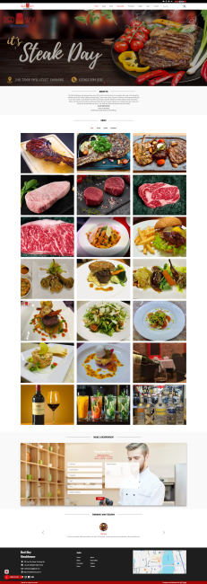 website nhà hàng – quán ăn