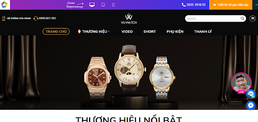 Thiết Kế Website Cửa Hàng Thời Trang