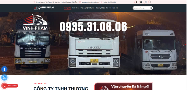 tính năng cần thiết cho website vận tải