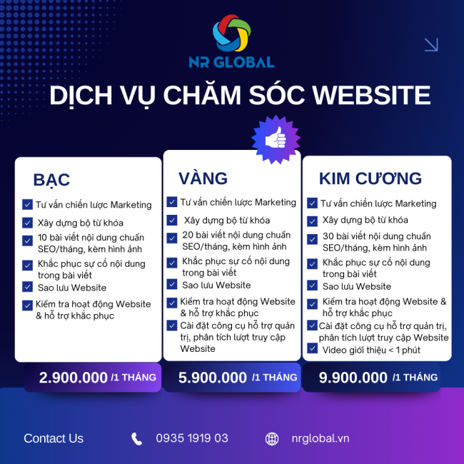 Thiết kế Website rửa xe