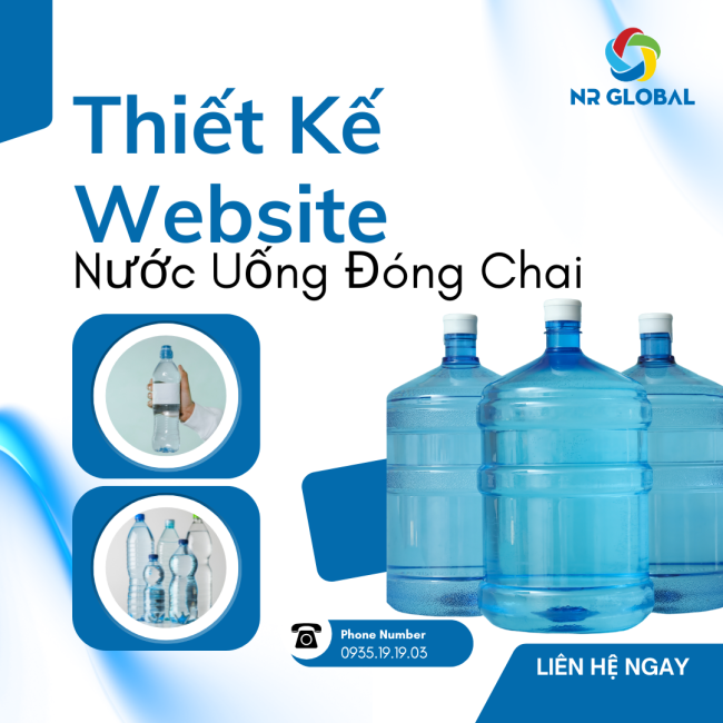 Thiết Kế Website Nước Uống Đóng Chai – Đặt Giao Tận Nhà, Quản Lý Đơn Hàng Thông Minh