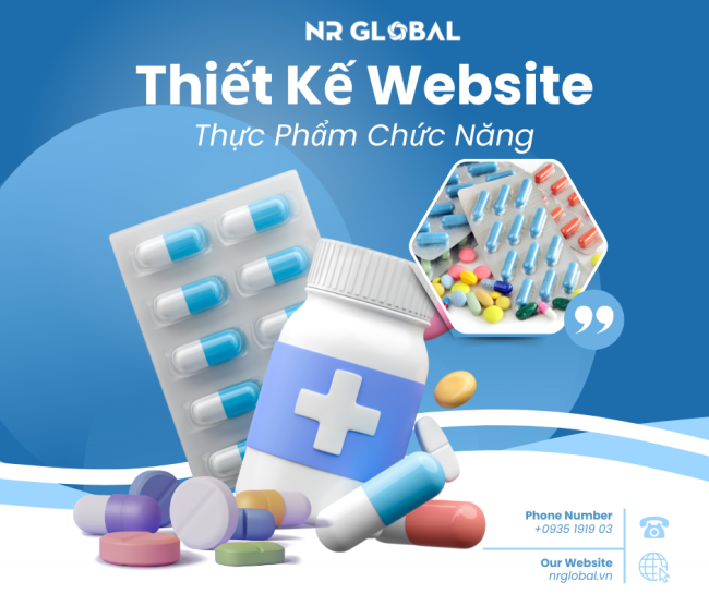 Thiết Kế Website Thực Phẩm Chức Năng – Giải Pháp Toàn Diện Cho Doanh Nghiệp