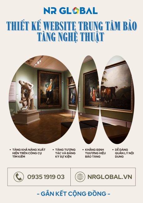 Thiết kế website Trung tâm bảo tàng nghệ thuật – Gắn kết cộng đồng