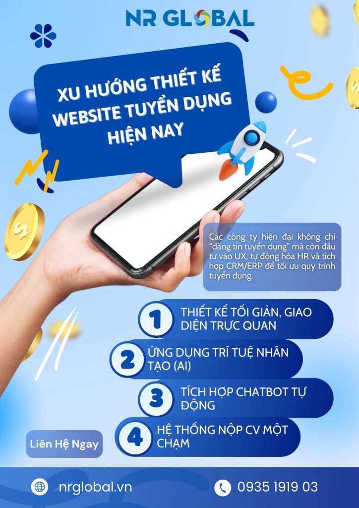 thiết kế website tuyển dụng