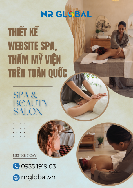 Thiết Kế Website Spa Toàn Quốc Chuẩn SEO – Tăng Gấp Đôi Khách Hàng Online