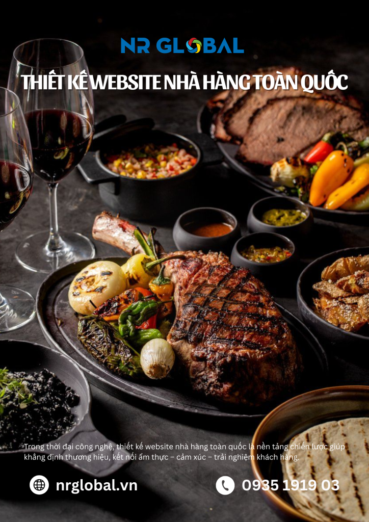 thiết kế website nhà hàng toàn quốc