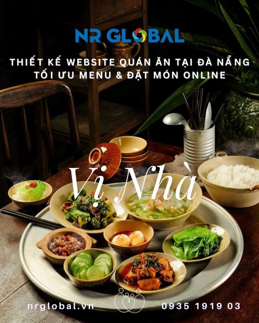 Thiết kế website quán ăn tại Đà Nẵng – Tối ưu menu & đặt món online