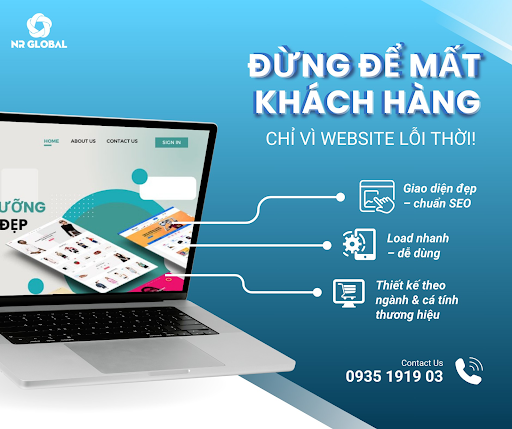 thiết kế website quán ăn