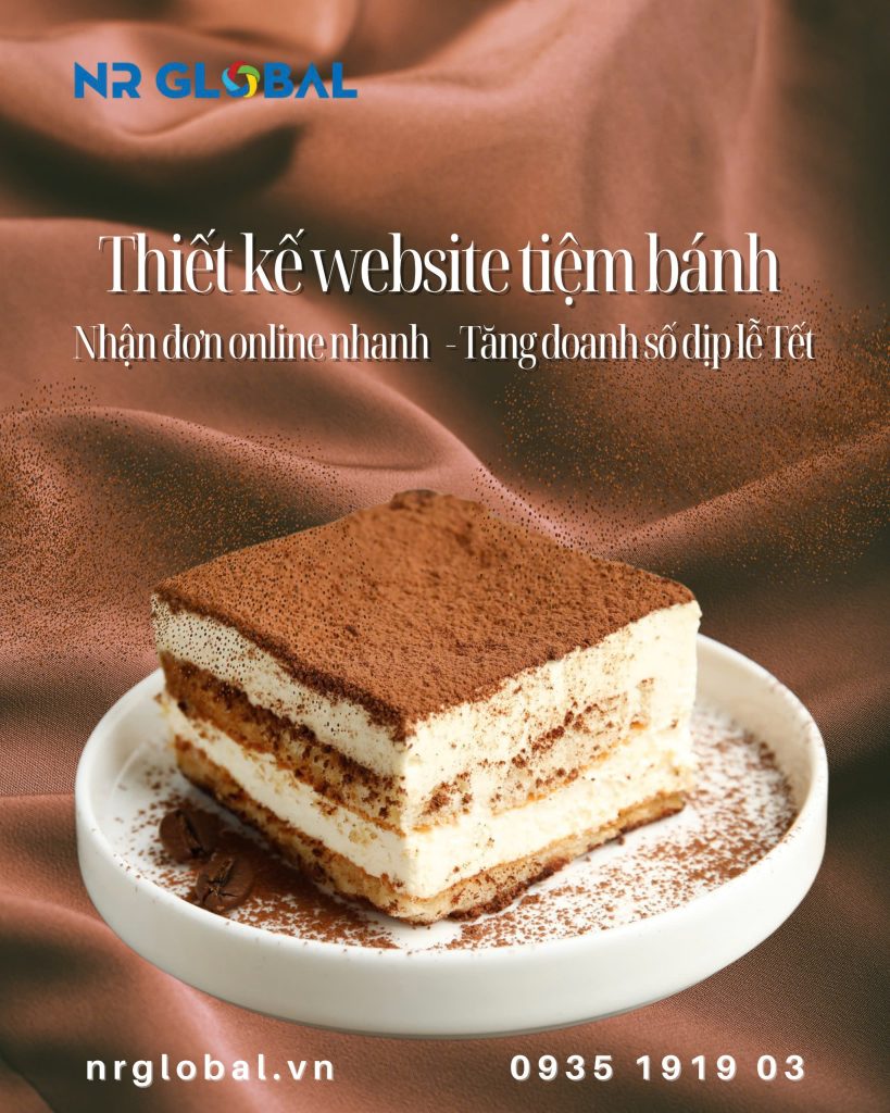 Thiết kế website tiệm bánh
