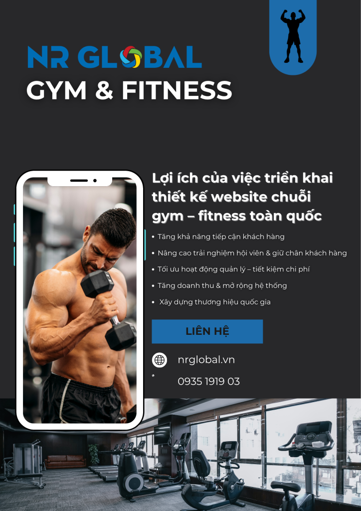 Thiết kế website chuỗi gym fitness