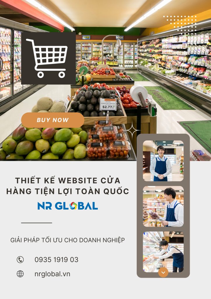 thiết kế website cửa hàng tiện lợi toàn quốc