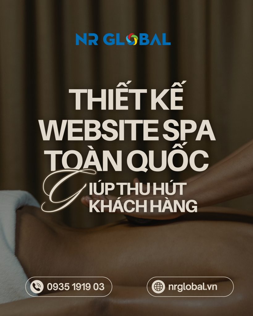 thiết kế website spa toàn quốc