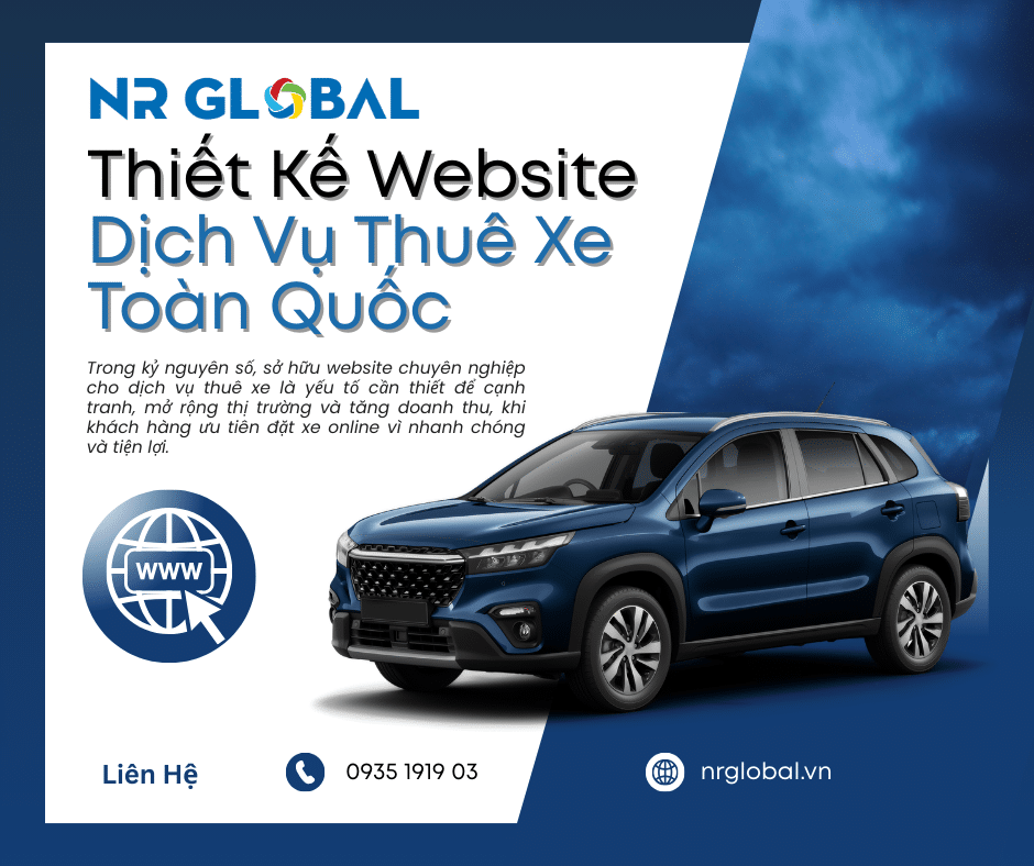 Thiết Kế Website Dịch Vụ Thuê Xe Toàn Quốc