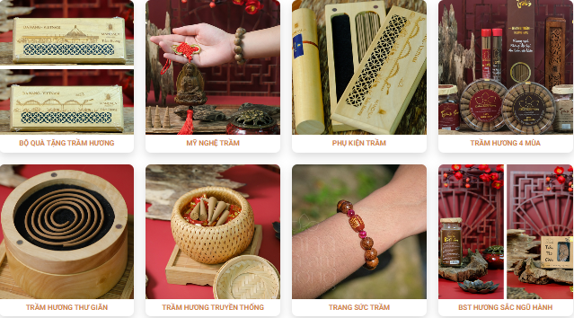 Danh mục sản phẩm Trầm Hương