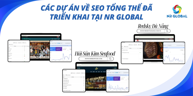 Các dự án SEO của công ty NR Global