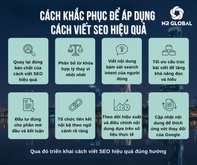 Cách khắc phục để áp dụng cách viết SEO hiệu quả