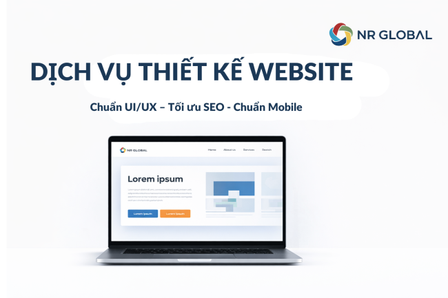Dịch vụ website chuyên nghiệp toàn quốc tại Nr Global
