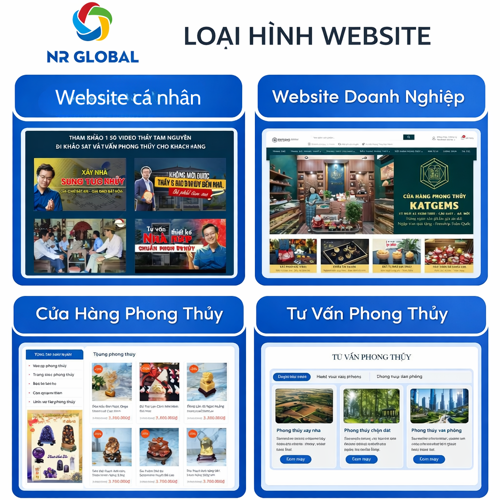 thiết kế website phong thủy