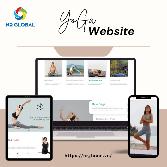 Thiết kế website yoga Đà Nẵng giúp phòng tập thu hút học viên