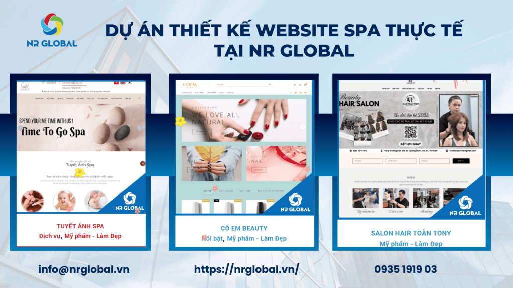 Thiết kế website Spa