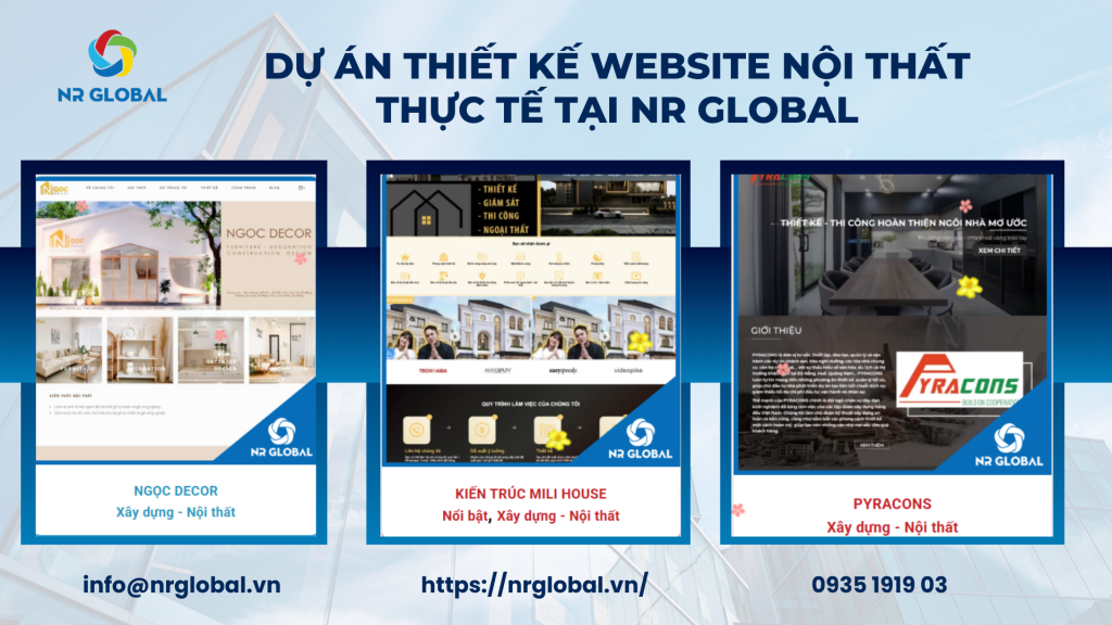 thiết kế website nội thất