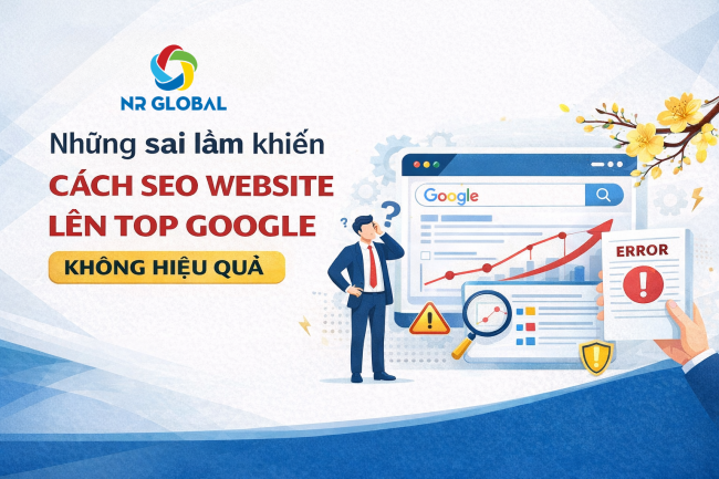 Những sai lầm khiến cách SEO website lên top Google không hiệu quả
