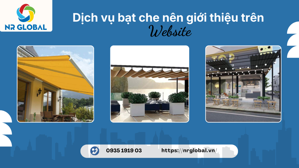 thiết kế website bạt che
