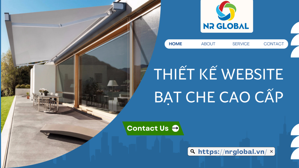 thiết kế website bạt che
