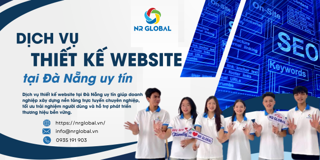 Báo Giá Thiết Kế Website Trọn Gói Mới Nhất 2026 – Cập Nhật Chi Tiết Từ NR Global