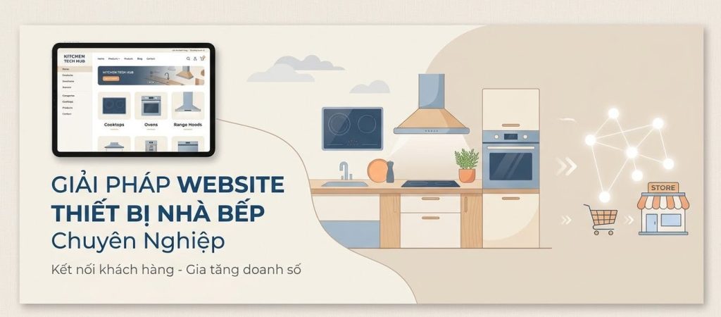 Nhu cầu thiết kế website thiết bị nhà bếp