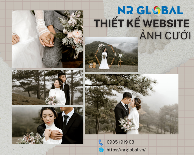 Thiết kế website ảnh cưới chuẩn SEO – Giao diện sang trọng, bùng nổ booking