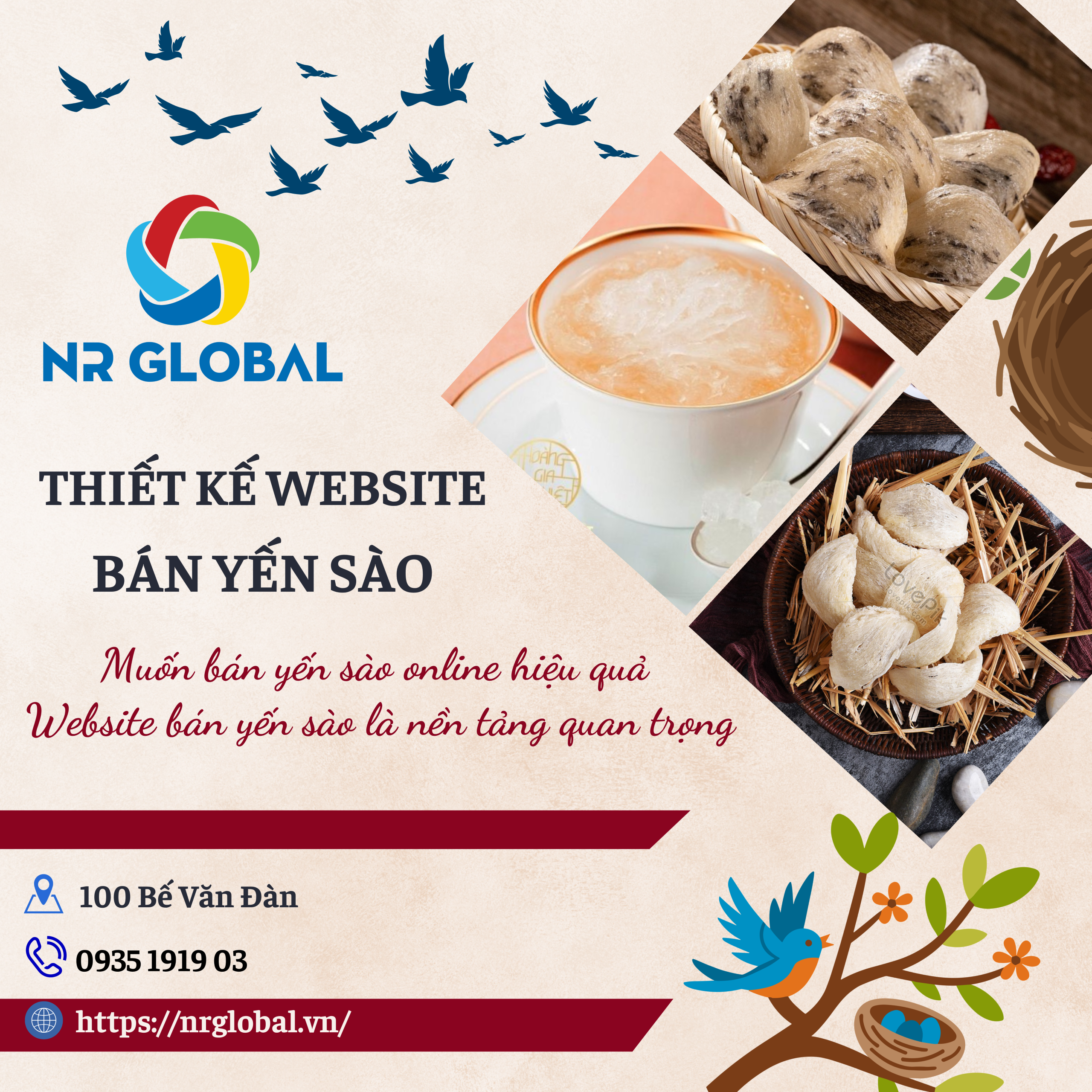 Website bán yến sào – nền tảng quan trọng để kinh doanh online hiệu quả