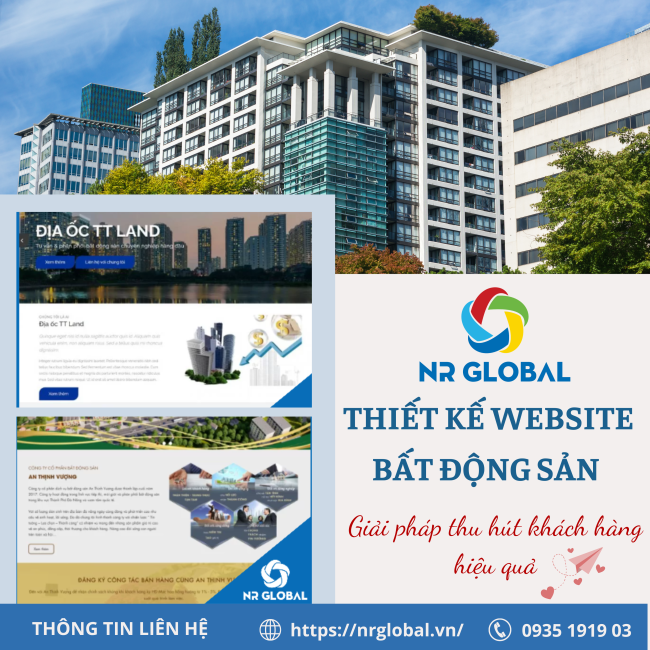 Thiết kế website bất động sản – giải pháp thu hút khách hàng hiệu quả