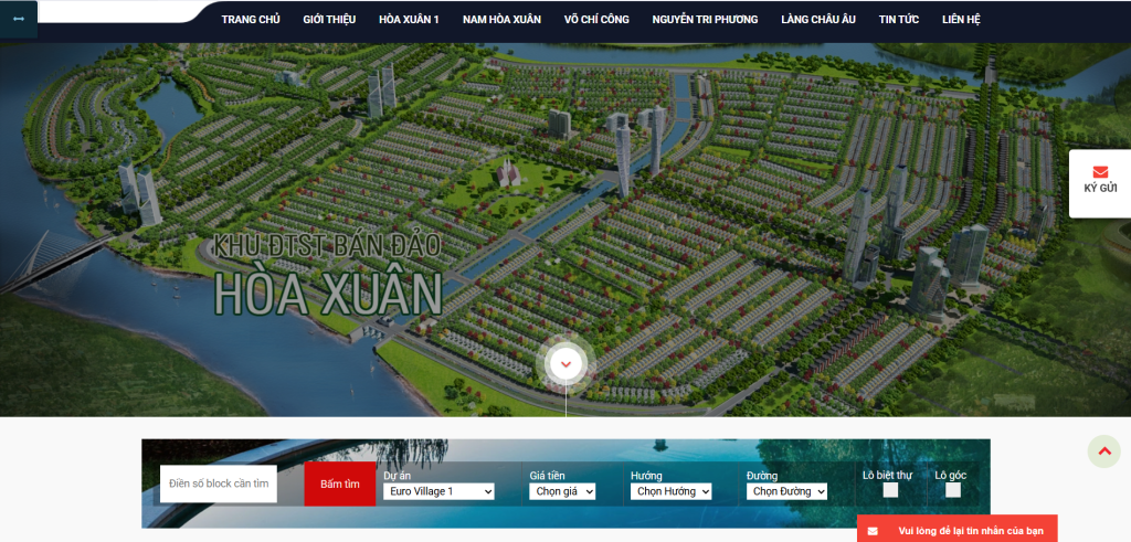 Thiết kế website bất động sản giúp thu hút KH