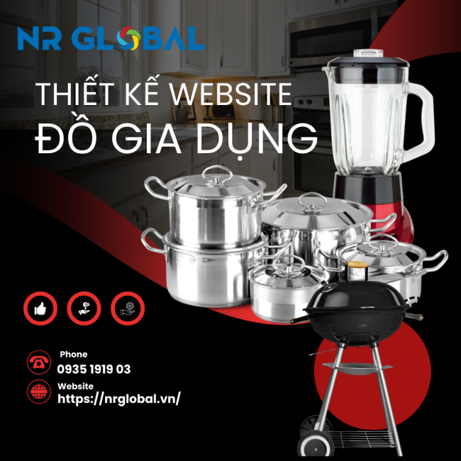Thiết kế website đồ gia dụng chuyên nghiệp giúp bứt phá doanh số bán hàng