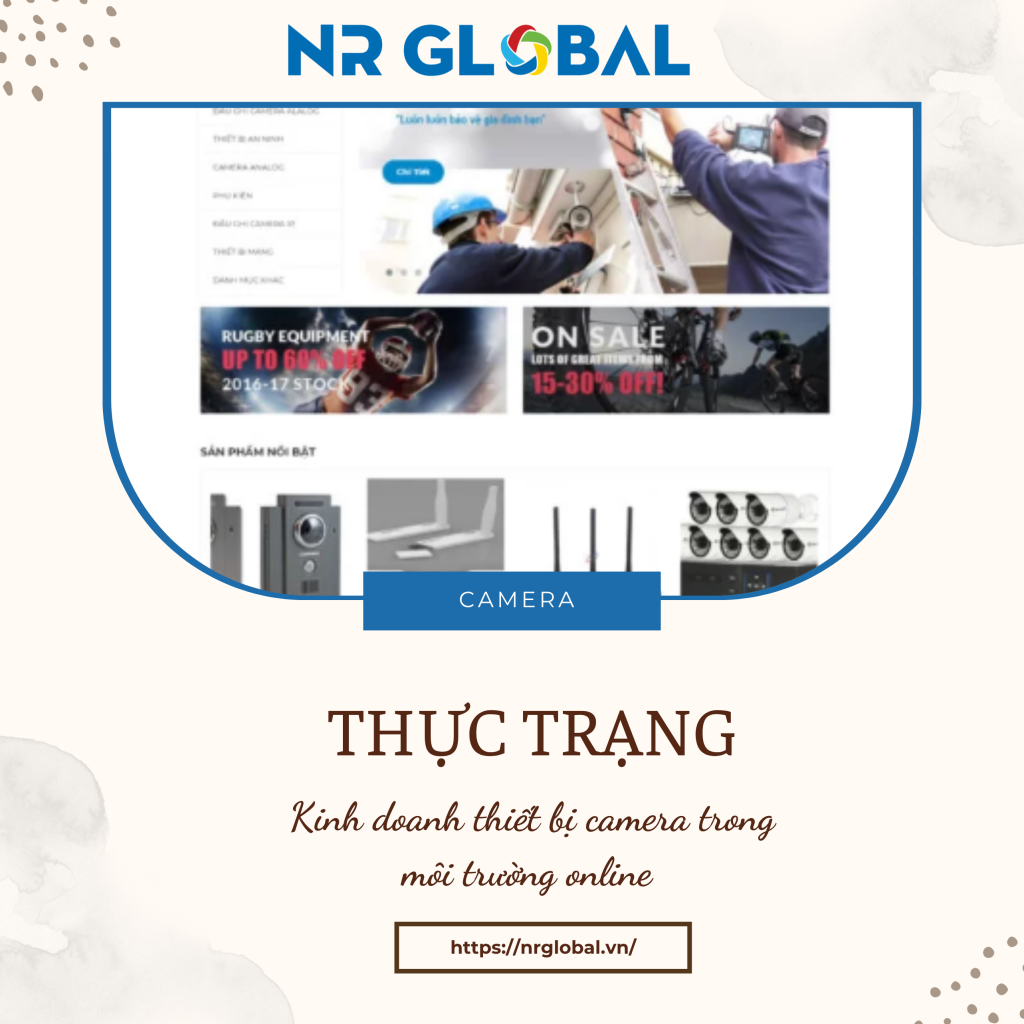 kinh doanh thiết bị camera trong môi trường online
